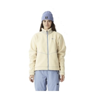 Picture Zelkova Zip Fleece Femme wood ash