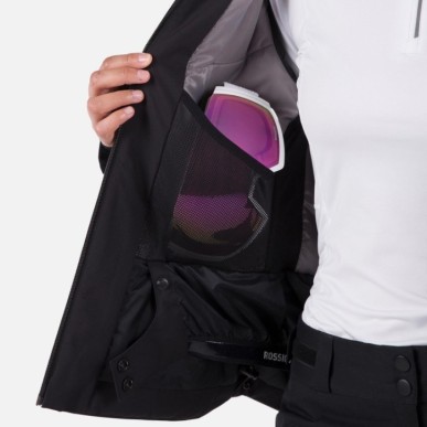 Rossignol Strawpile Jacket Femme black