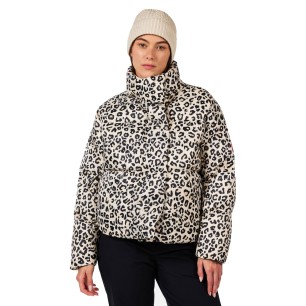 Rossignol Aretu Allover Down Jacket Femme nature wild leopard print