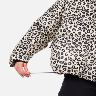 Rossignol Aretu Allover Down Jacket Femme nature wild leopard print