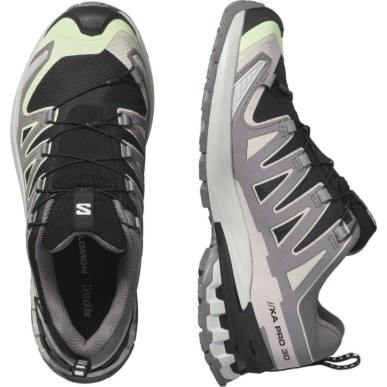 Salomon XA PRO 3D V9 GTX Femme black/patina green/grey violet