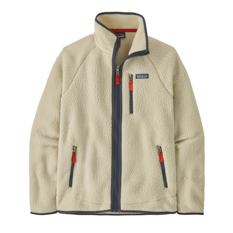Patagonia Retro Pile Jacket pelican / smolder blue