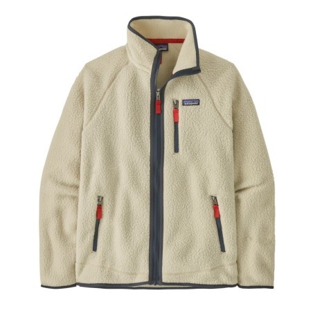 Patagonia Retro Pile Jacket pelican / smolder blue