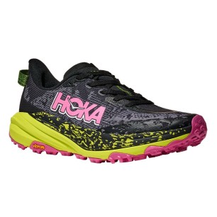 Hoka Speedgoat 6 Femme black / neon hoka citrus