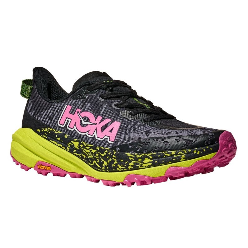 Hoka Speedgoat 6 Femme black / neon hoka citrus