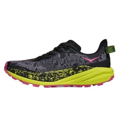Hoka Speedgoat 6 Femme black / neon hoka citrus
