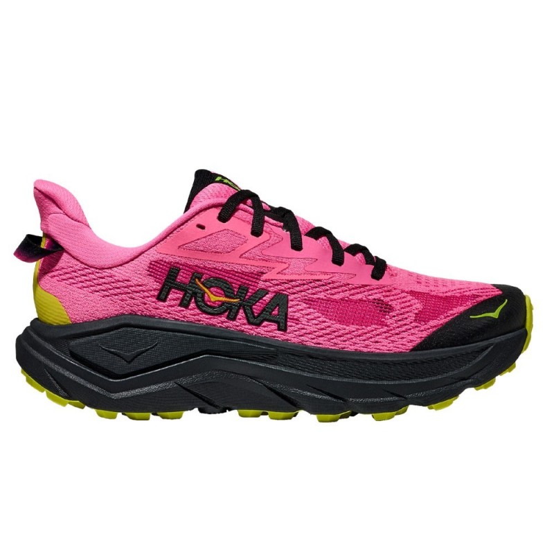 Hoka Challenger 8 Femme neon rose / black