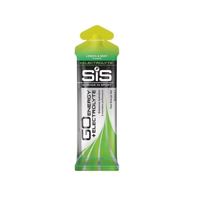 Gel énergétique SIS GO Energy + Electrolyte Citron et Menthe 60ml