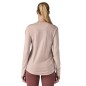 Patagonia L/S Cap Cool Merino Blend Graphic Tee Femme shroom taupe