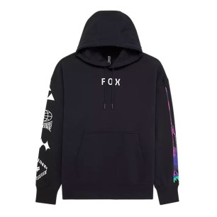 Fox Image Cosmo Oversize Fleece Pullover black