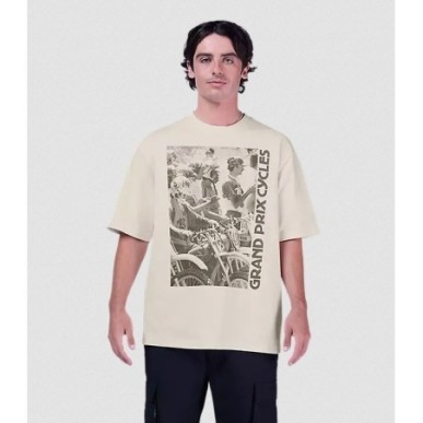 Fox Circa 74 Oversized Tee off white