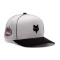 Fox Image Cosmo Snapback Hat white