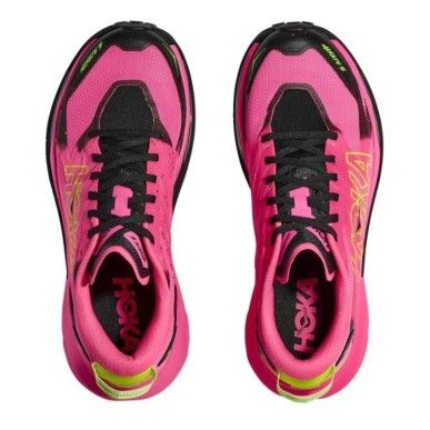 Hoka Mafate 5 Femme neon rose / black