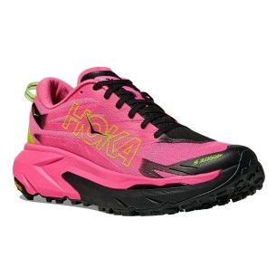Hoka Mafate 5 Femme neon rose / black