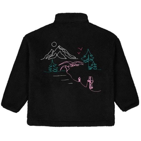 Picture Nyss Embro Zip Fleece Femme black
