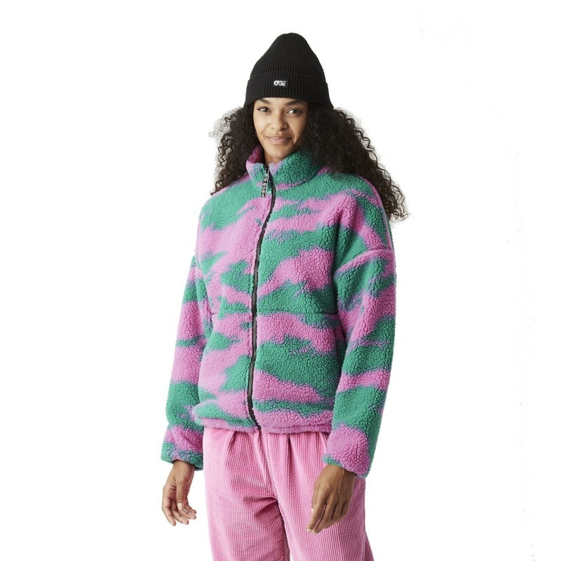 Picture Gypsi Zip Fleece Femme retro bliss print