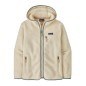 Patagonia Retro Pile Hoody Femme natural / ellwood green