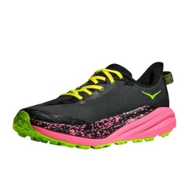 Hoka Speedgoat 6 skyward black / neon rose