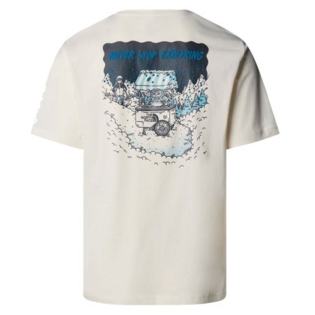 The North Face Powder Days Relaxed Tee white dune