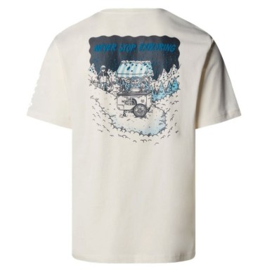 The North Face Powder Days Relaxed Tee white dune