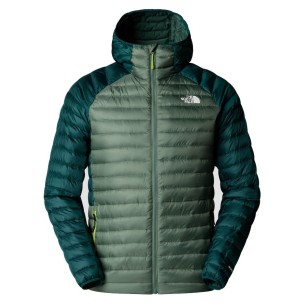 The North Face Bettaforca LT Down Hoodie duck green / deep nori