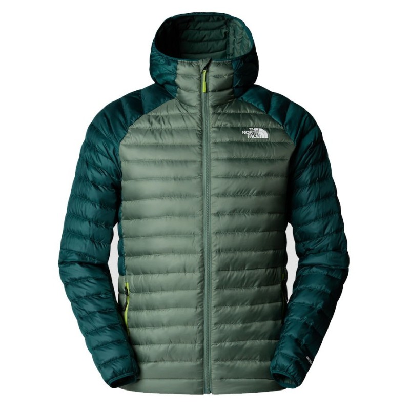 The North Face Bettaforca LT Down Hoodie duck green / deep nori