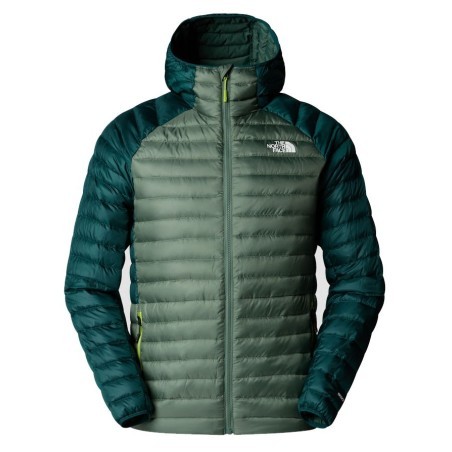 The North Face Bettaforca LT Down Hoodie duck green / deep nori