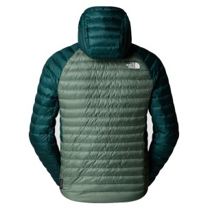 The North Face Bettaforca LT Down Hoodie duck green / deep nori