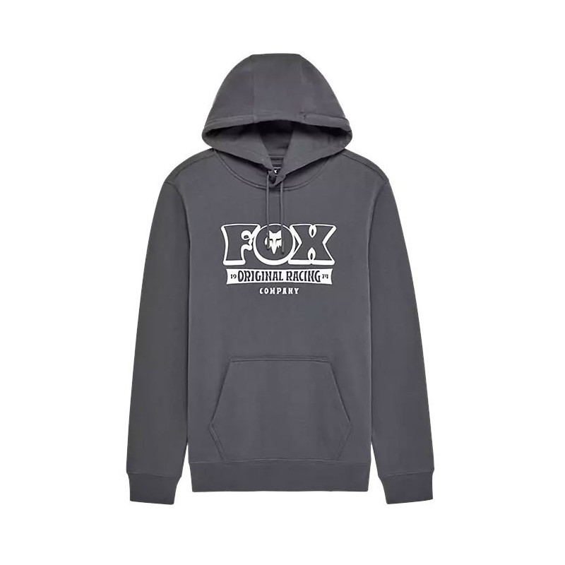 Fox Banner Fleece Pullover dark shadow