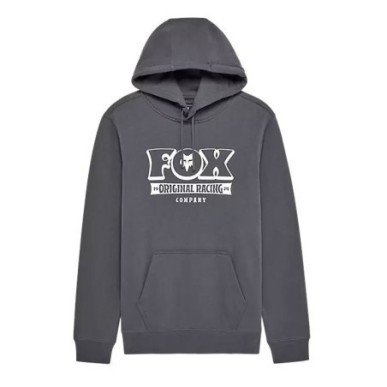 Fox Banner Fleece Pullover dark shadow