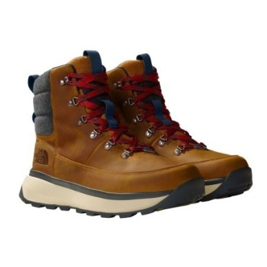 The North Face Bergen Leather WP timber tan / tnf red