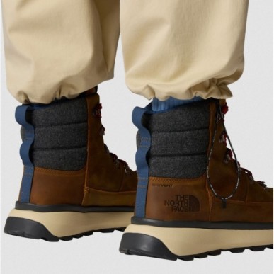 The North Face Bergen Leather WP timber tan / tnf red