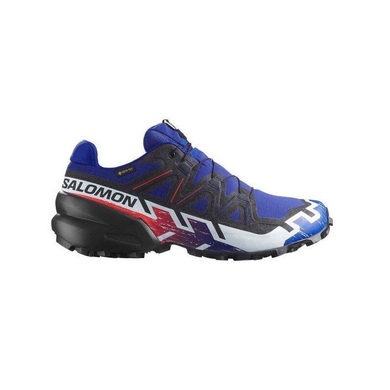 Salomon Speedcross 6 GTX EQUIPE surf the web / fiery red / white
