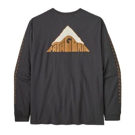 Patagonia L/S Driftways Organic Tee ink black