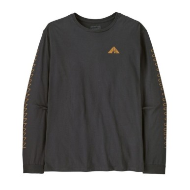 Patagonia L/S Driftways Organic Tee ink black