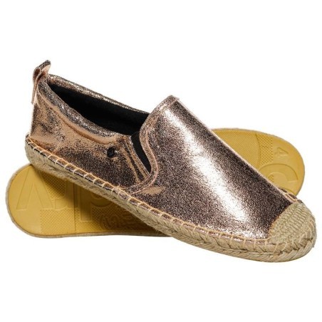 Espadrilles Superdry Liora Femme Rose Gold Crackle
