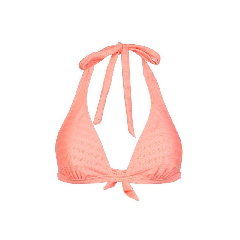 Protest MM Mob Bcup Halter Bikini Top coral blaze