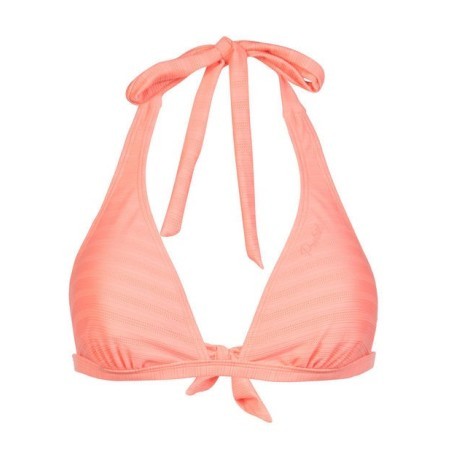 Protest MM Mob Bcup Halter Bikini Top coral blaze