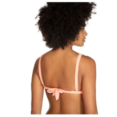 Protest MM Mob Bcup Halter Bikini Top coral blaze