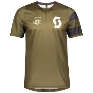 Scott Trail Vertic Zip s/sl Green moss