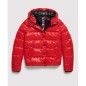 Bomber Superdry High Shine Toya Femme red