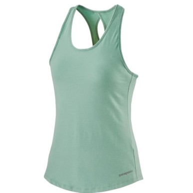 Patagonia Seabrook Run Tank Femme gypsum green