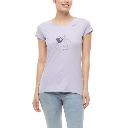 Ragwear Mint Crystal Organic Tee Femme lavender