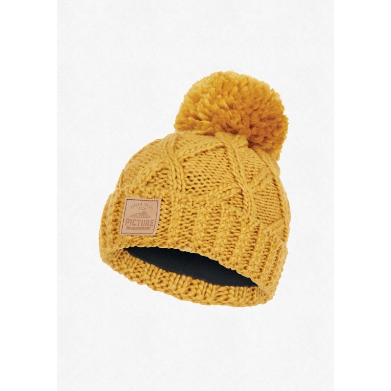 Picture Haven Beanie Femme safran
