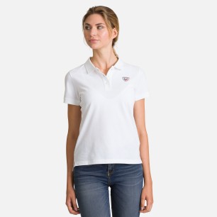 Rossignol Logo Polo Femme white