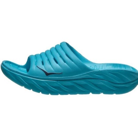 Hoka Ora Recovery Slide Unisexe scuba blue / bellwether blue