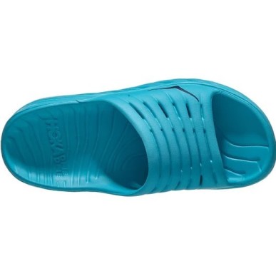 Hoka Ora Recovery Slide Unisexe scuba blue / bellwether blue