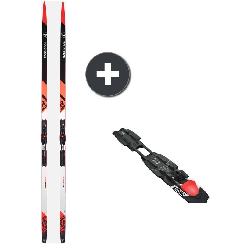Rossignol Delta Comp R skin + Fixations