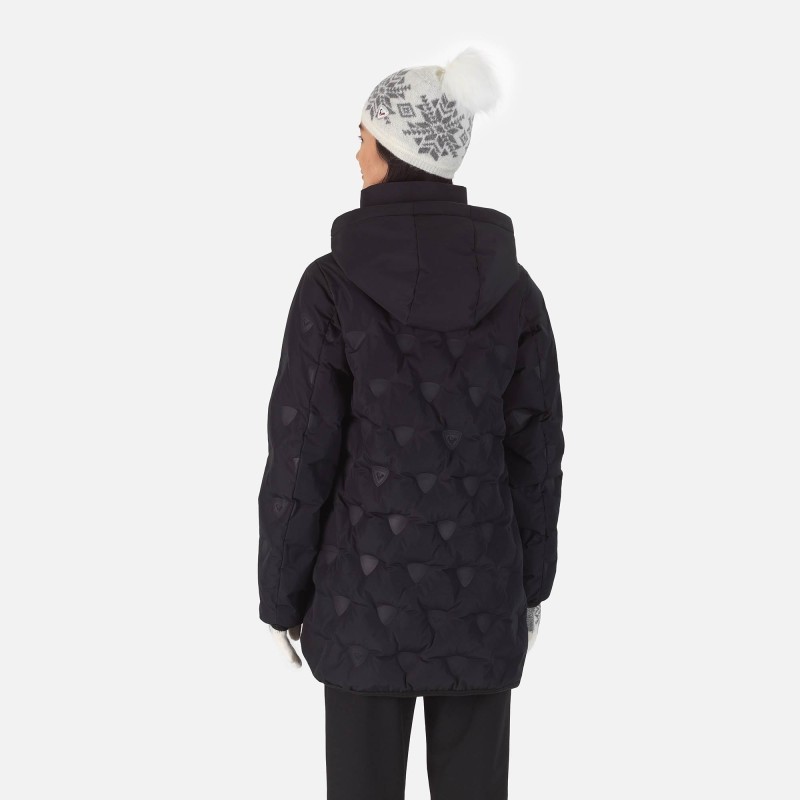 Rossignol Welded Quilt Shield Long Jacket Femme black