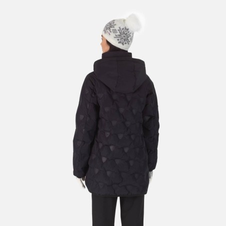 Rossignol Welded Quilt Shield Long Jacket Femme black
